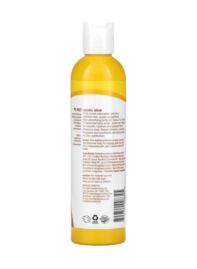 Deep Moisturizing Kukui Nut Hawaiian Body Oil, 8.5 Ounce Bottle
