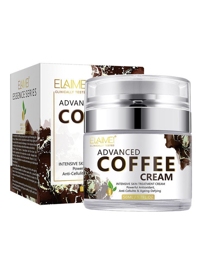 2-Piece Advanced Coffee Face Cream White 100ml