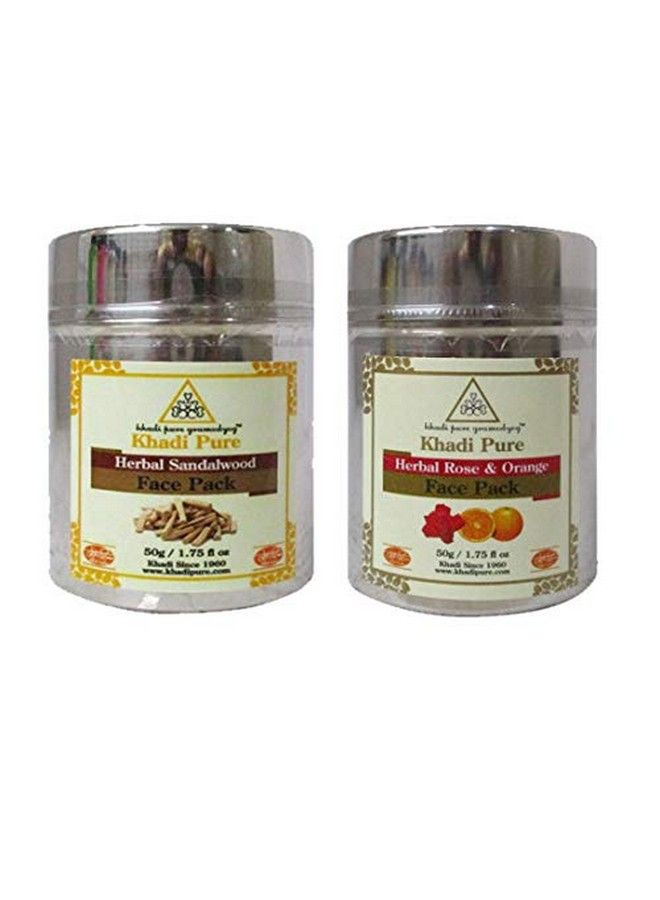 Sandalwood & Rose Orange Face Pack 50 G (Pack Of 2)