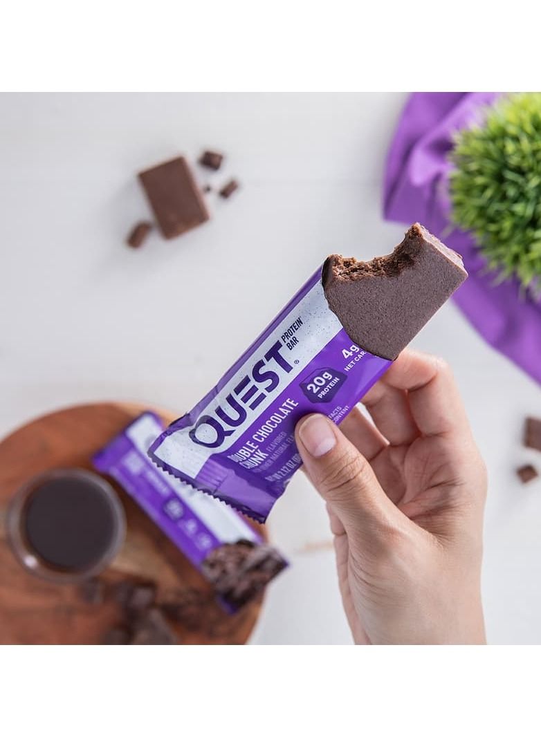 Quest Protein Bar - Double Chocolate Chunk (12 Bars)