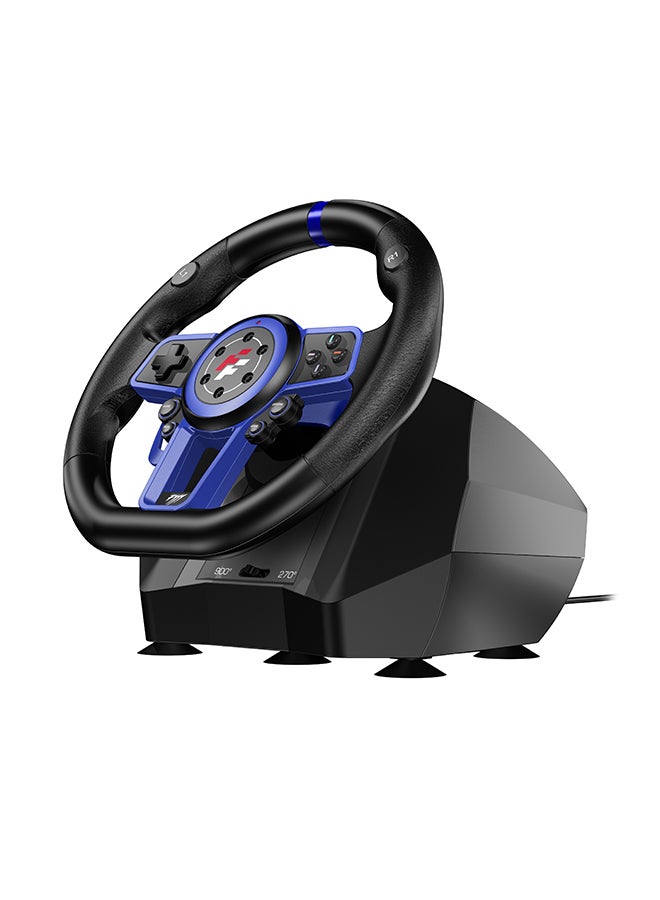 FlashFire Suzuka Wheel F111 Racing Wheel set with Clutch Pedals, H-Shifter for PlayStation 5 (PS5)