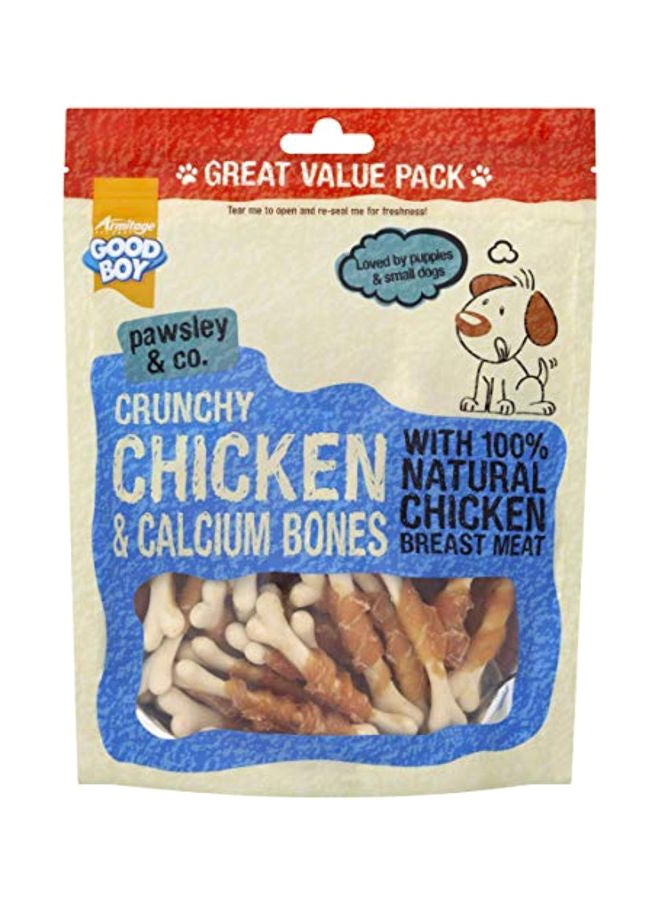Crunchy Chicken And Calcium Bones White/Brown