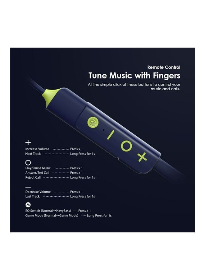 Shark 4 Neck Earphone BT V5.3 Blue