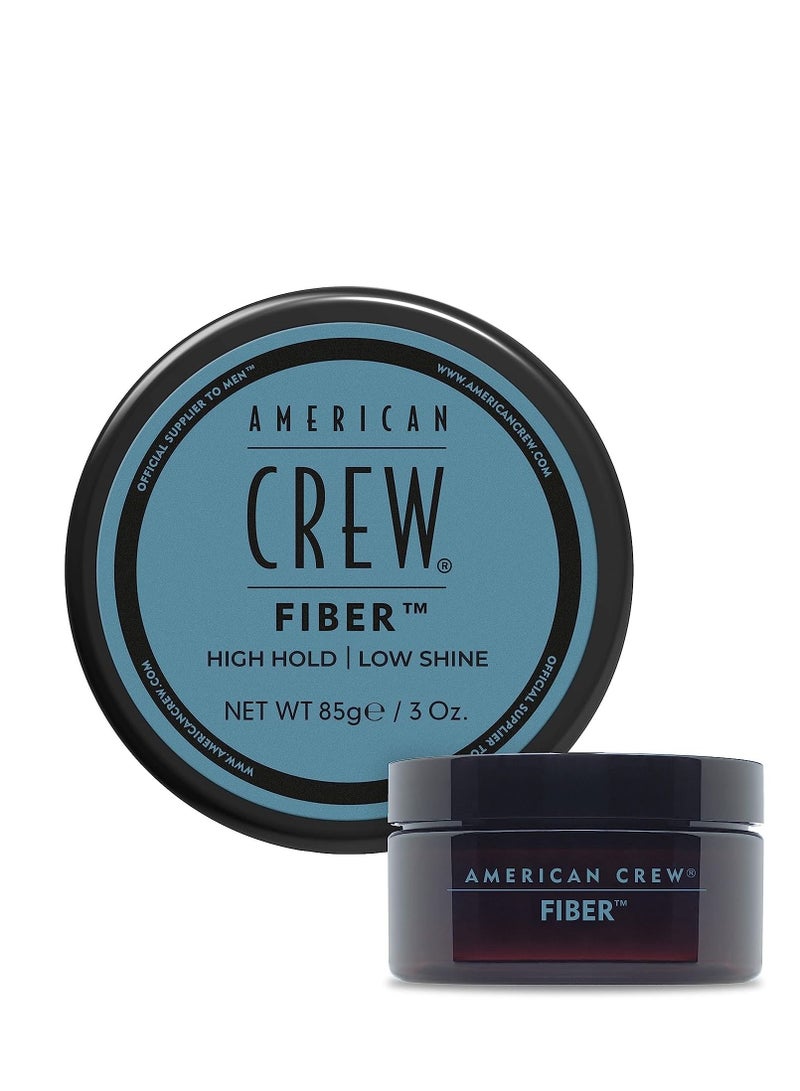Men's Hair Fiber by American Crew, Like Hair Gel with High Hold & Low Shine, 3 Oz (Pack of 1)