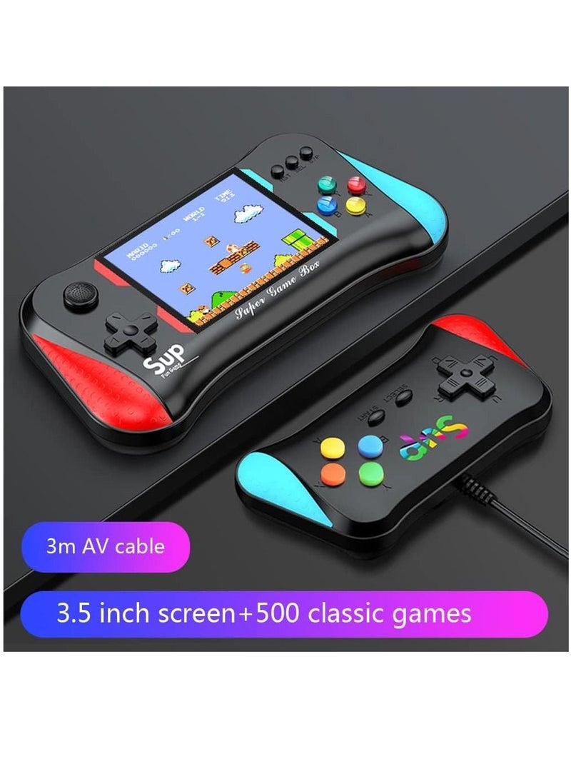 Handheld Game Console 3.5 Inch Video Game Players Retro SUP Game Machine Portable Mini Gamepad With 500 Classical Games