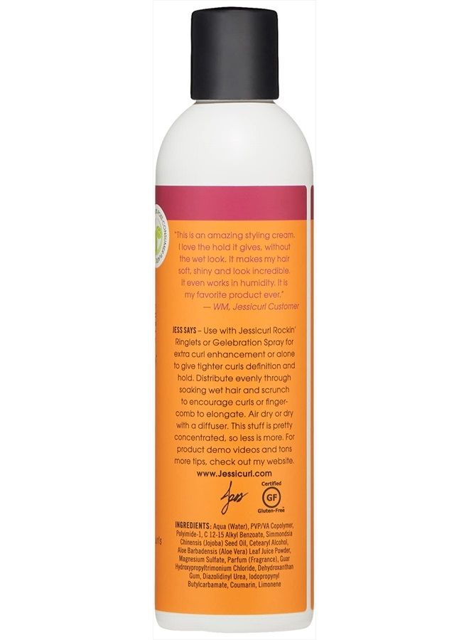 , Confident Coils Styling Solution, Island Fantasy, 8 Fl oz. Curl Cream for Humidity Control and Frizz Control, Curly Hair Products, Styling Cream
