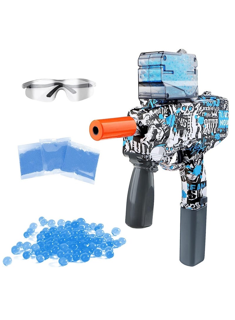 Gel Ball Blaster  Automatic Splatter Ball Blaster with 20000+ Water Beads and Goggles,Outdoor Activities Game Gifts for Teens, Boys and Girls