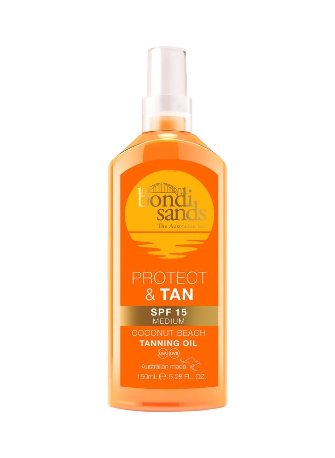Protect And Tan Tanning Oil SPF 15 150ml
