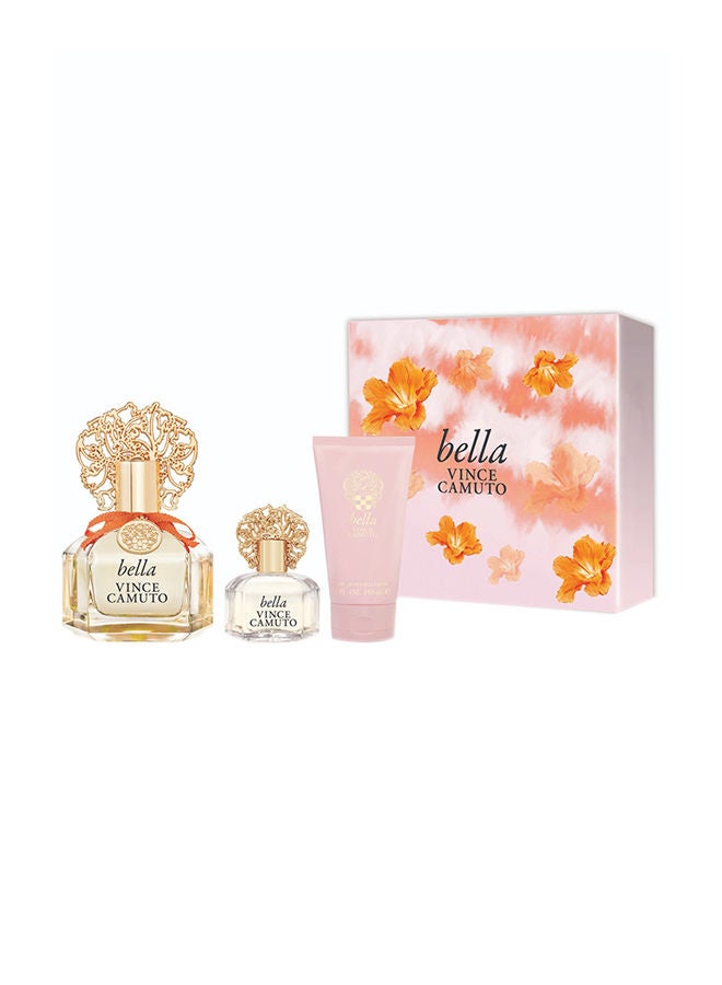 Vince Camuto Bella Women Set Edp 100Ml + 7.5Ml Spray + 150Ml Body Cream