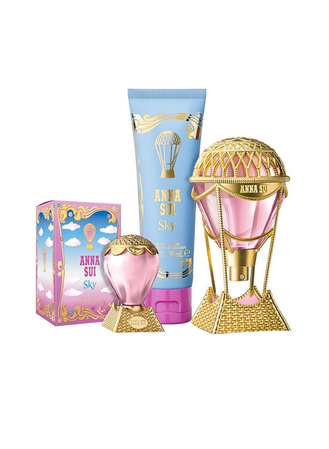 Anna Sui Sky Women Set Edt 50Ml + 5Ml + 90Ml Bl