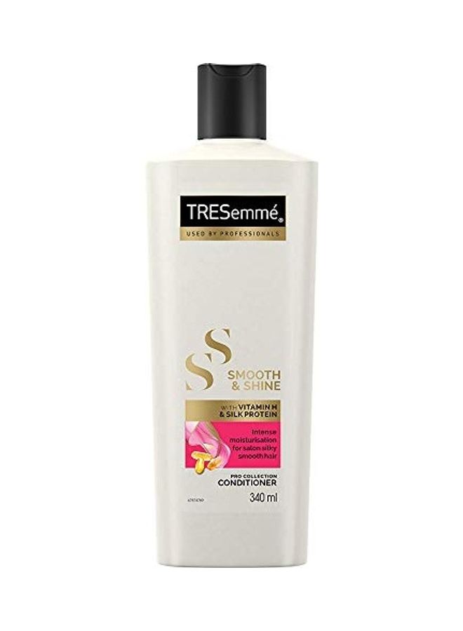 Smooth & Shine Conditioner, with Vitamin H & Silk Protein White 340ml