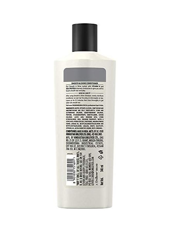 Smooth & Shine Conditioner, with Vitamin H & Silk Protein White 340ml