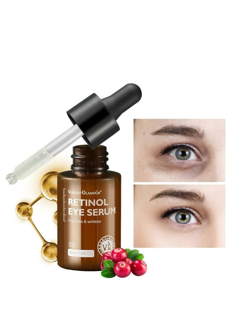 Anti Aging Retinol Eye Cream and Eye Serum Combo Face Cream Collagen Anti Aging Collagen Firming Serum Anti wrinkle Cream Skin Tightening Lifting Hydrating