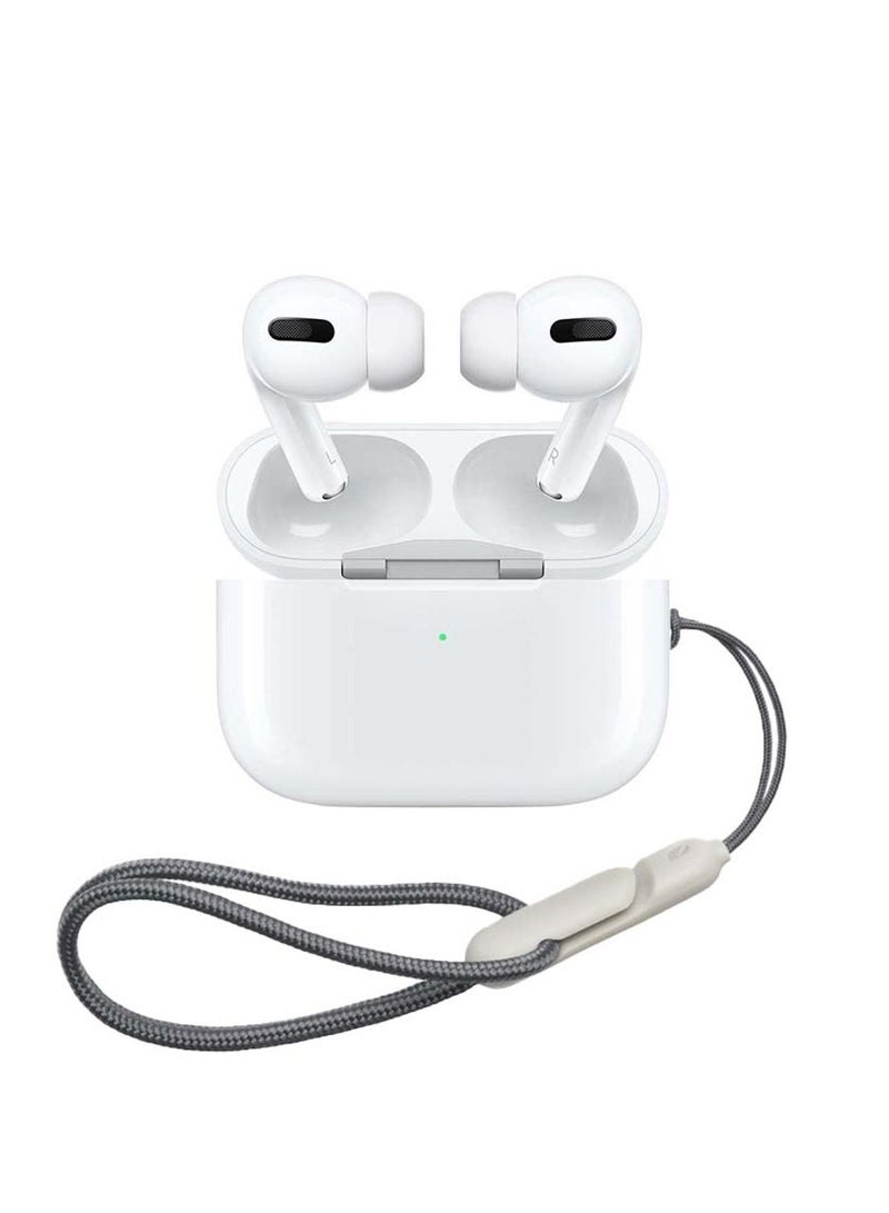 Brave Earbuds Pro 2 TWS Wireless Bluetooth V5.3 Earphone Build in Microphone and Wireless Charging Case with Noise Cancellation Compatible for iPhone and Android Devices (White)