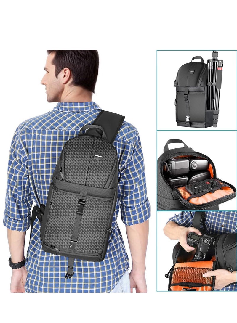 Camera Backpack Case Durable Waterproof and Tear Proof with Padded Dividers