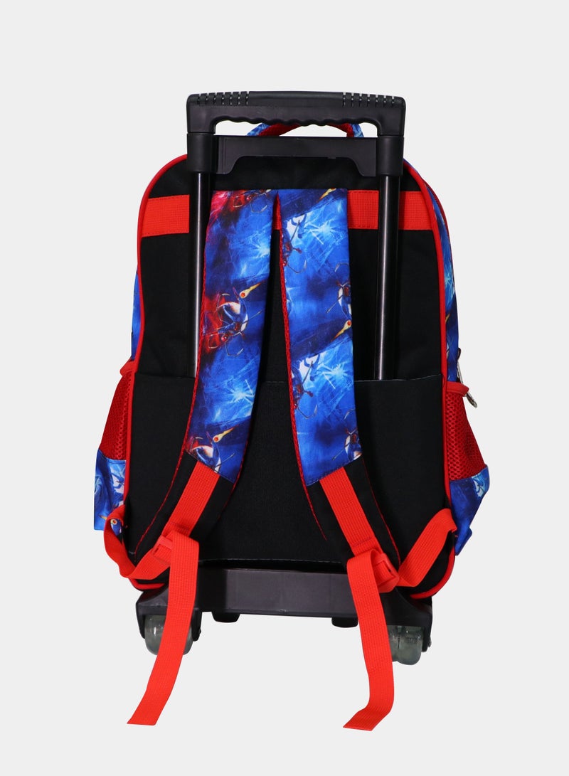 Kids School Trolley Backpack 3 Pcs set with Pencil Case and lunch bag for boys and girls