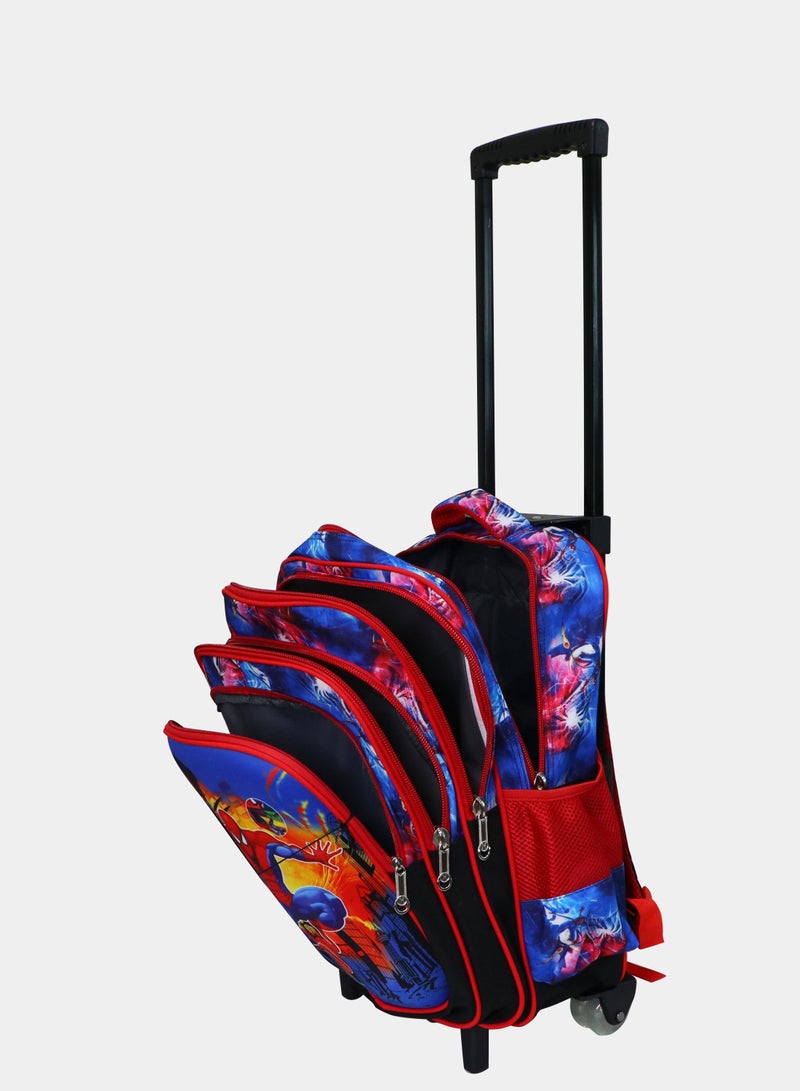 Kids School Trolley Backpack 3 Pcs set with Pencil Case and lunch bag for boys and girls