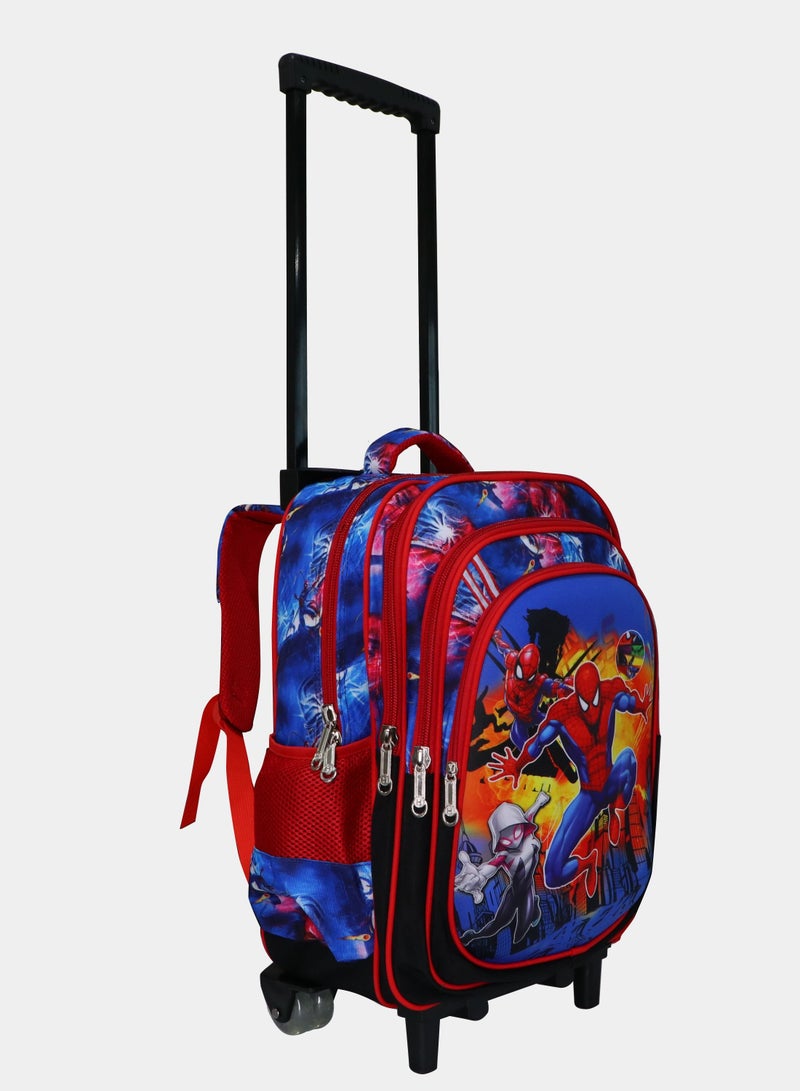 Kids School Trolley Backpack 3 Pcs set with Pencil Case and lunch bag for boys and girls