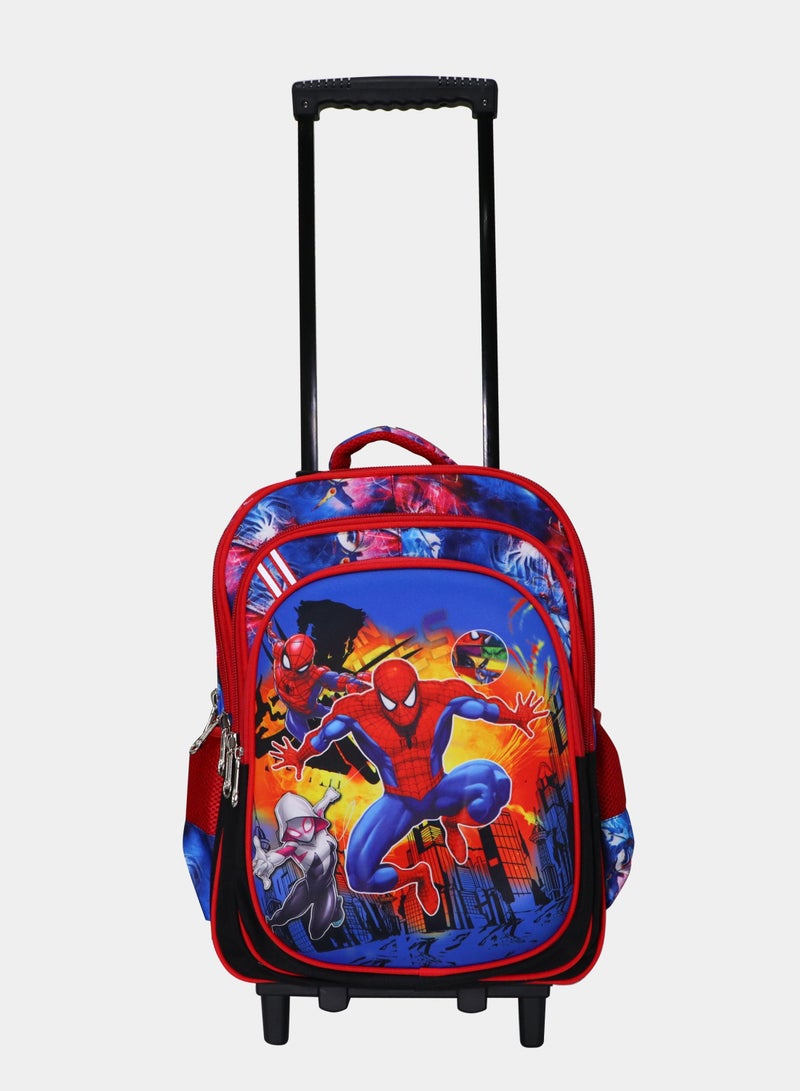 Kids School Trolley Backpack 3 Pcs set with Pencil Case and lunch bag for boys and girls