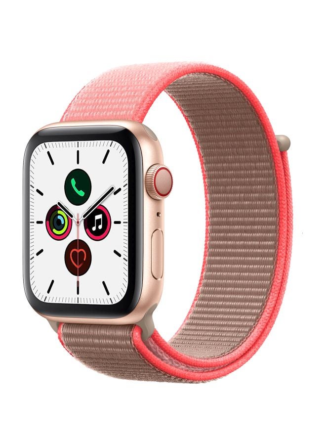 Replacement Band For Apple Watch Series 5/4/3/2/1 44/42mm Brown/Neon Pink