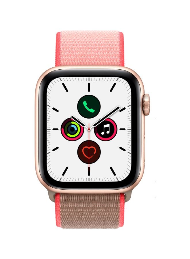 Replacement Band For Apple Watch Series 5/4/3/2/1 44/42mm Brown/Neon Pink
