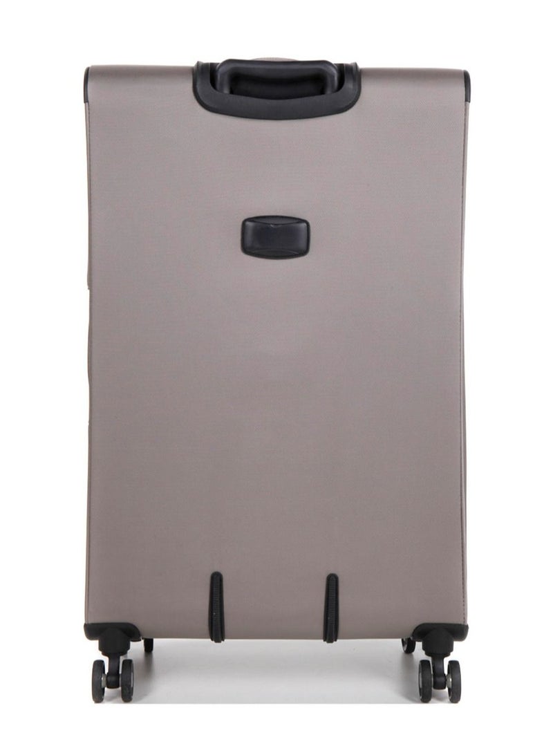 Moorea Soft Expandable Suitcase Luggage Trolley 88cm Extra-Large Bronze
