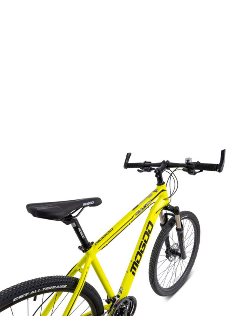 Mogoo Vulcan Alloy Mountain Bike 27.5 Inch, Yellow