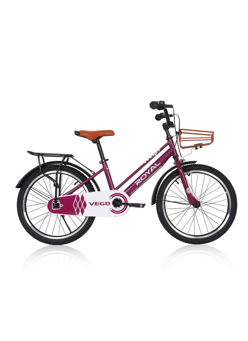 Vego Royal 20 Inch Kids Bikes - Purple