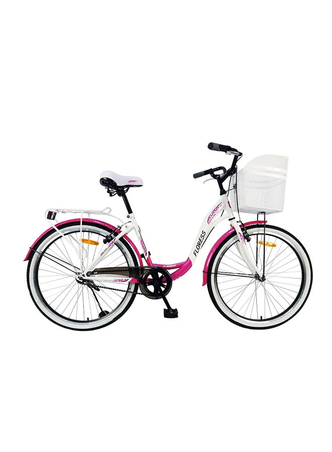 Floress Single Speed Cycle Pink 26inch L