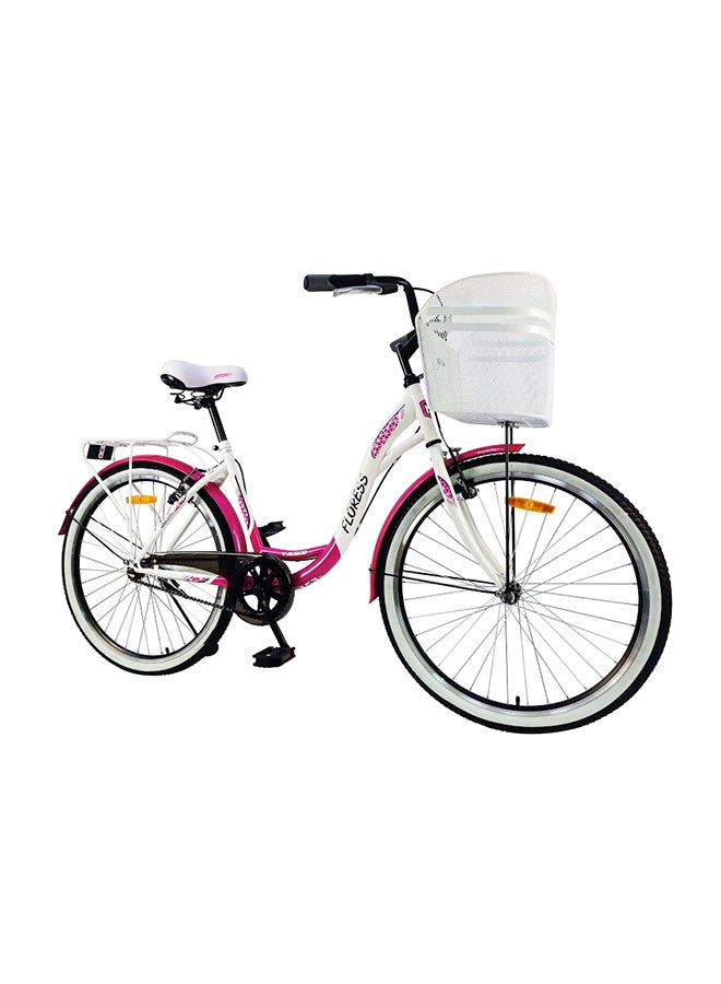 Floress Single Speed Cycle Pink 26inch L