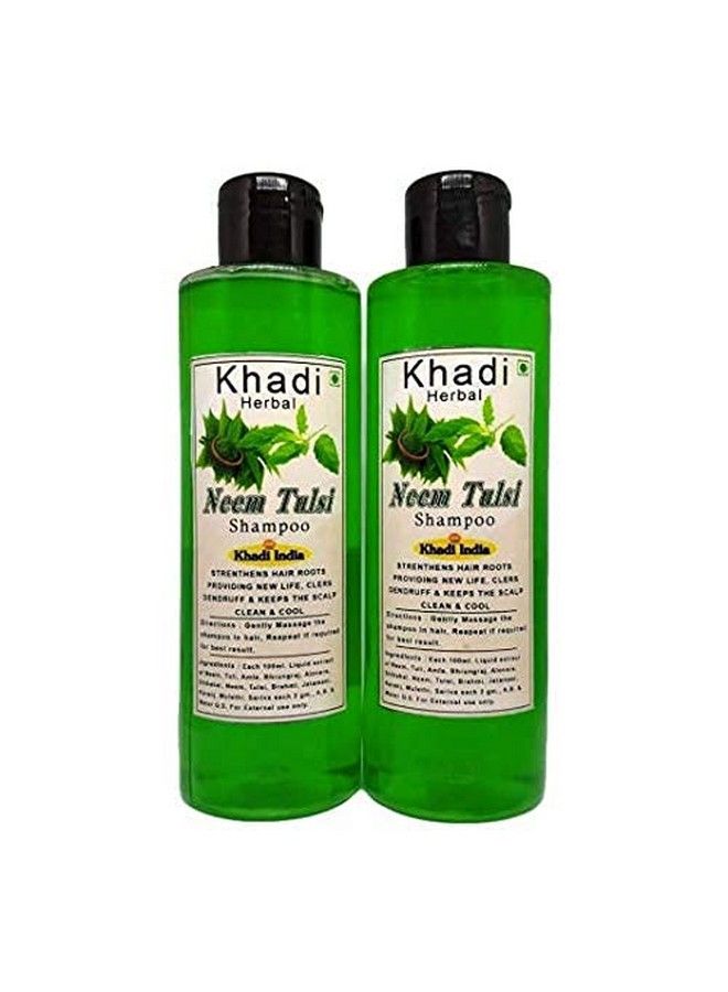 Neem And Tulsi Shampoo For Hair Fallparabensanti Dandruff & Anti Hair Falldamaged Hair Repairs Hair Damage 200 Ml Combo Pack Off 02