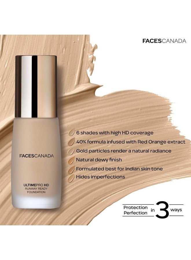 Faces Canada Ultime Pro Hd Runway Ready Foundation Ivory 01