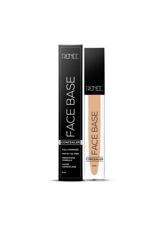 Face Base Liquid Concealer Maple 5Ml ; Enriched With Jojoba Weightless Longlasting Full Coverage Finish With Easy Blend Formula
