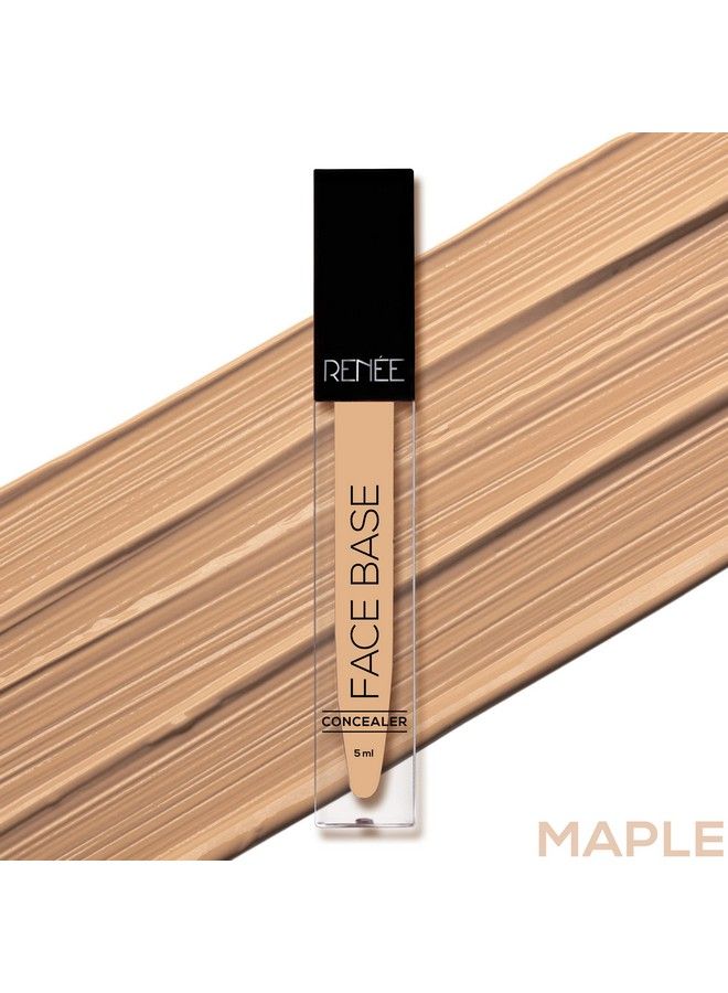 Face Base Liquid Concealer Maple 5Ml ; Enriched With Jojoba Weightless Longlasting Full Coverage Finish With Easy Blend Formula