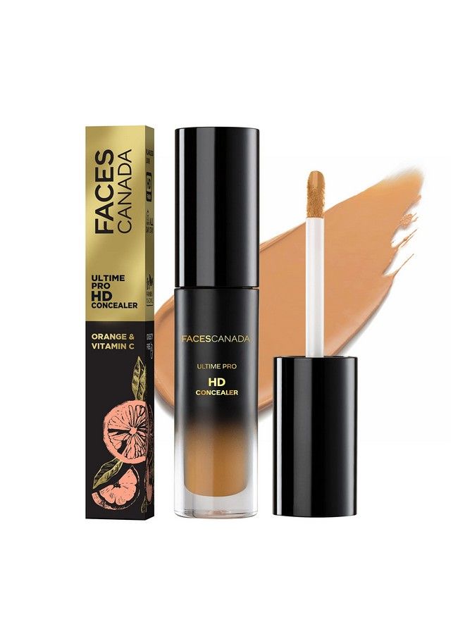 Faces Canada Ultime Pro Hd Concealer Toffee Love 04 3.8Ml ; Natural Matte Finish ; 12Hr Long Stay ; Covers Dark Circles Puffiness Blemishes ; Blends Easily ; Orange & Vitamin C Enriched