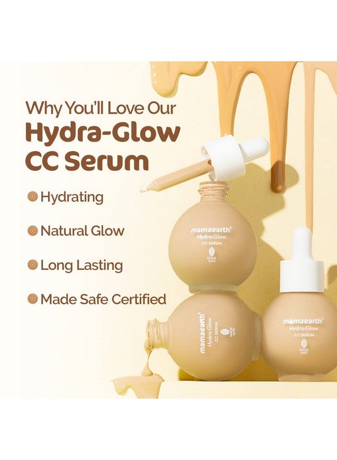 Hydraglow Cc Cream Serum With Spf 30 Vitamin C & Hyaluronic Acid 01 Vanilla 30 Ml
