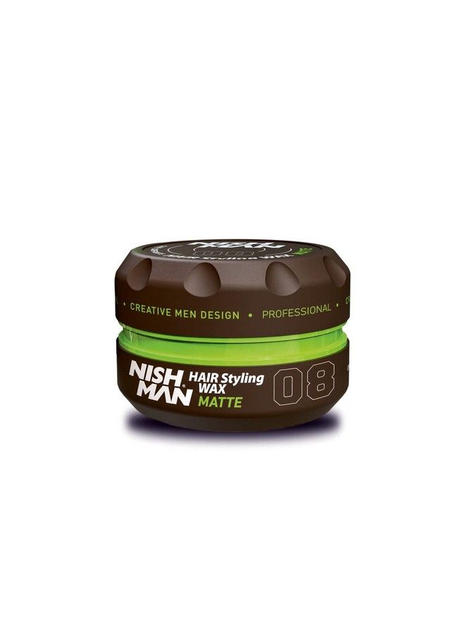 Hair Styling Hair Wax Matte: Matte Finish ; Volume ; Strong Hold ; Hair Style ; Water Soluble ; Restylable Wax For Men (100G/100Ml)