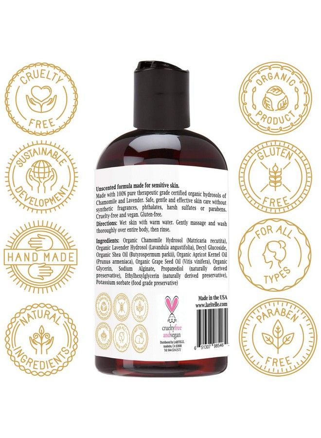 Organic Unscented Body Wash 8.5 Oz