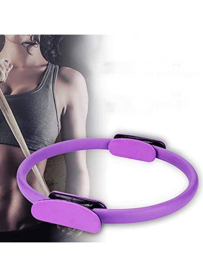 Pilates Ring Comfortable Handle Non-Slip Durable Sport Training For Women Fitness Kinetic Resistance Circle Yoga