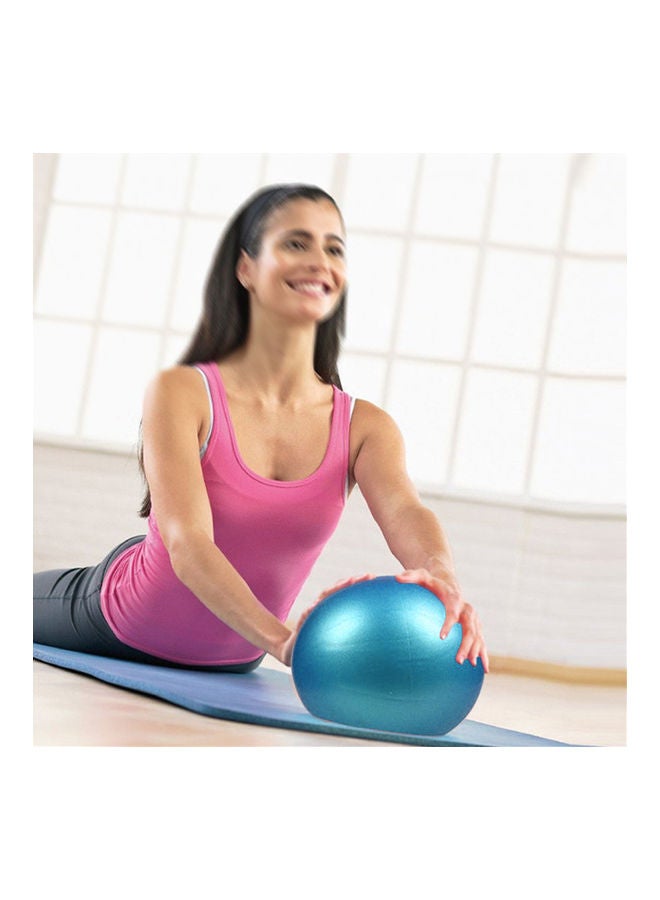 2-Piece Anti-burst Thick Stability Yoga Ball 25cm