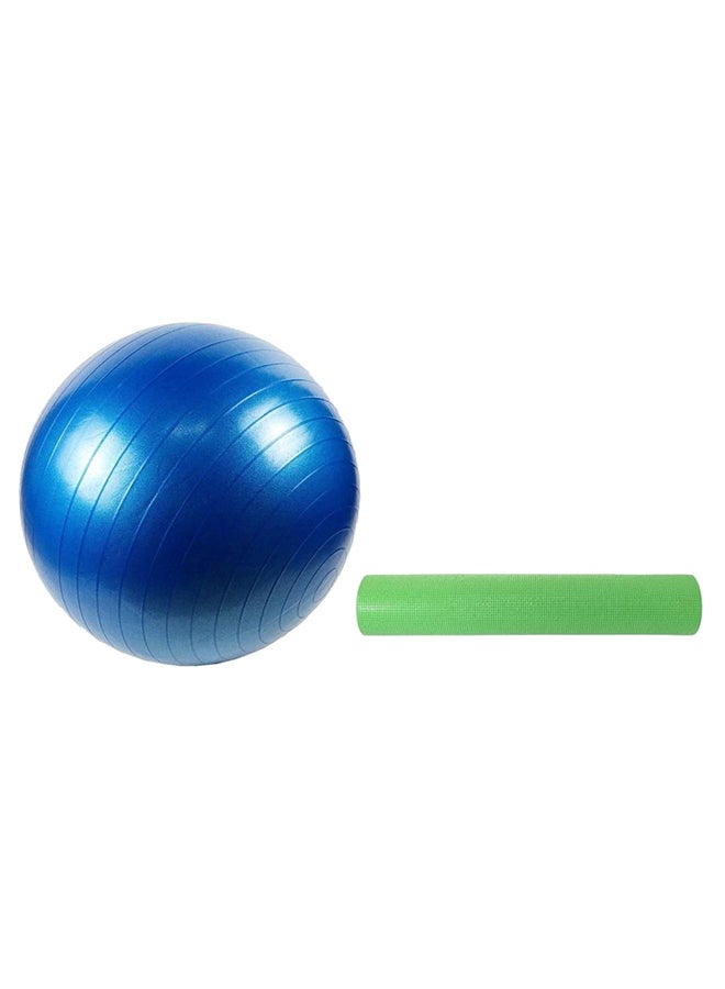 Yoga Swiss Ball With Mat 85cm