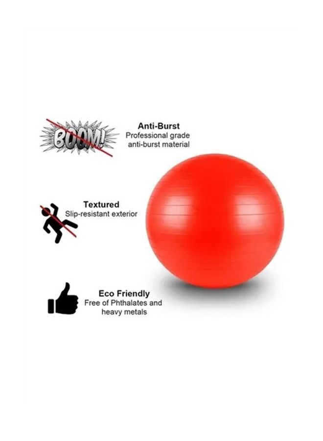 Yoga Ball, Exercise Ball for Fitness, Balance & Birthing, Anti-Burst 65cm