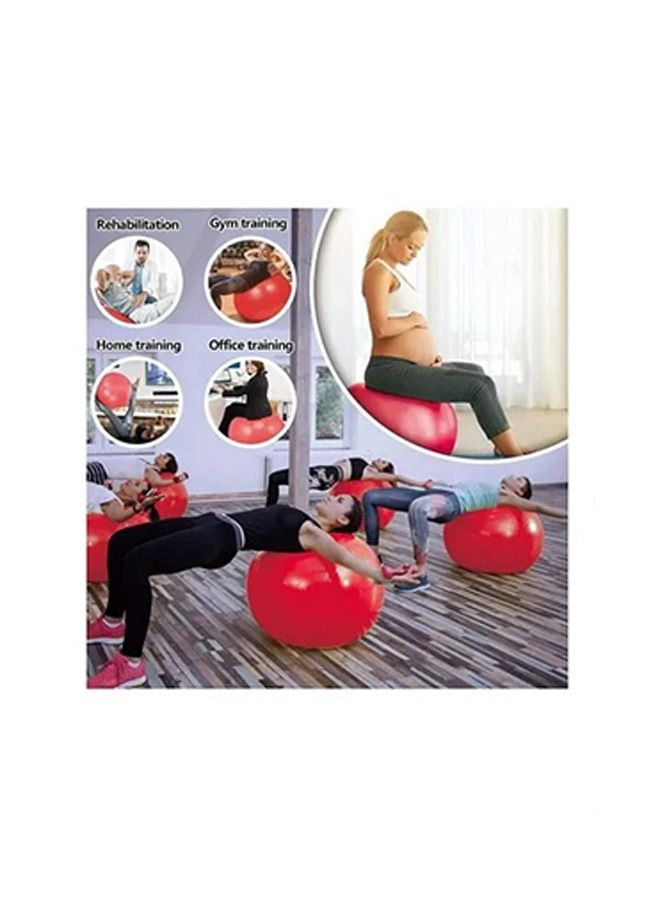 Yoga Ball, Exercise Ball for Fitness, Balance & Birthing, Anti-Burst 65cm