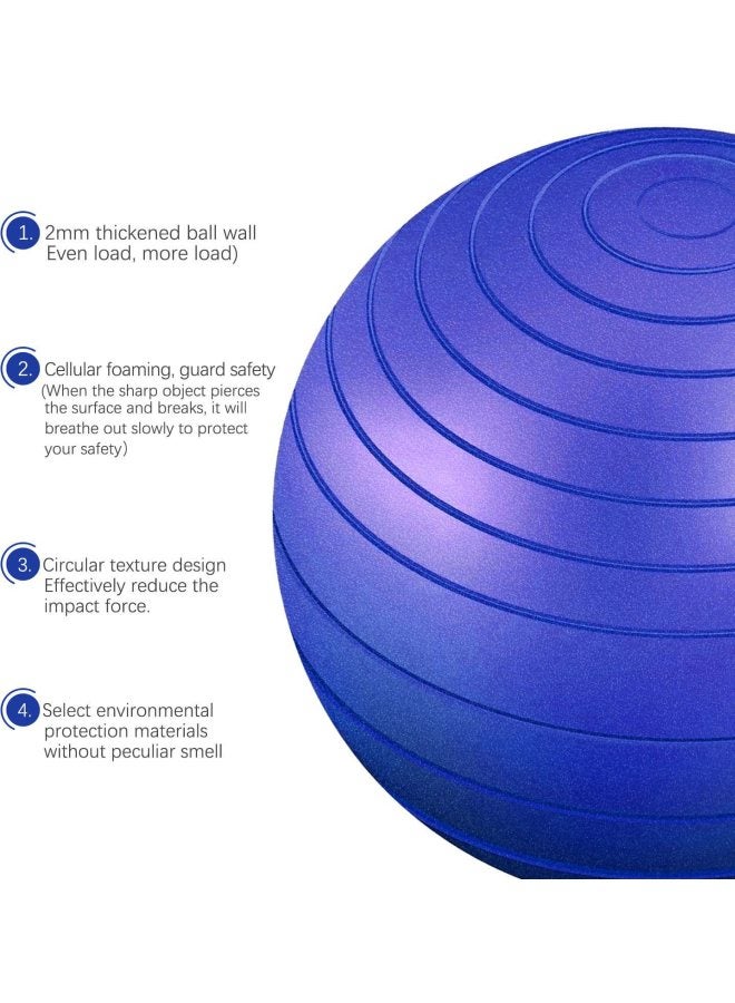 Anti-Burst Yoga Ball With Hand Pump 65cm