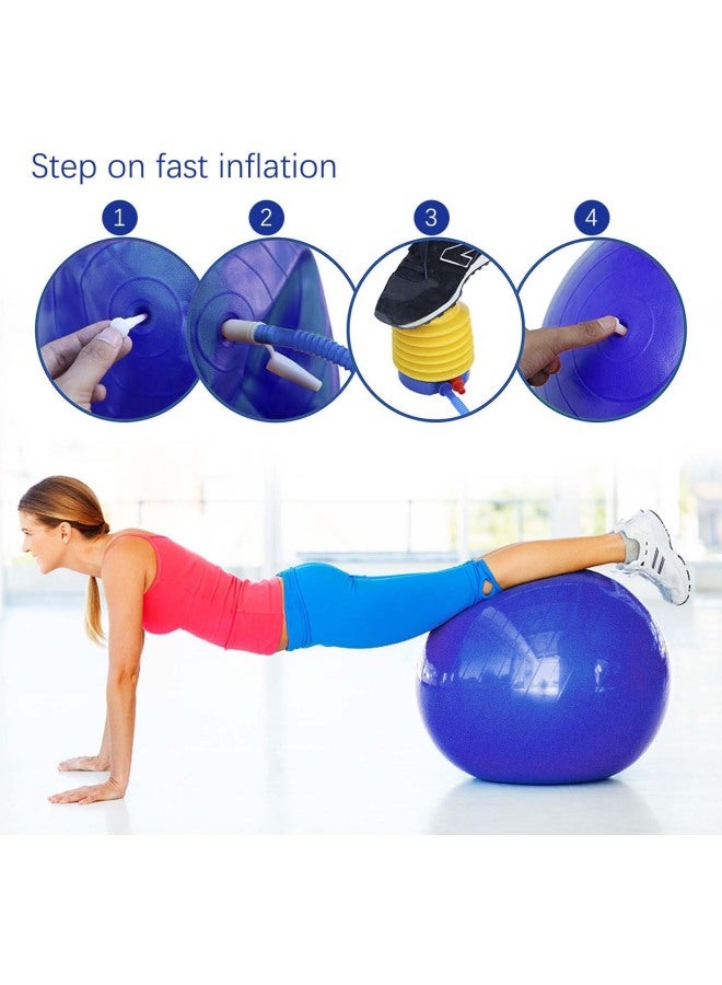Anti-Burst Yoga Ball With Hand Pump 65cm