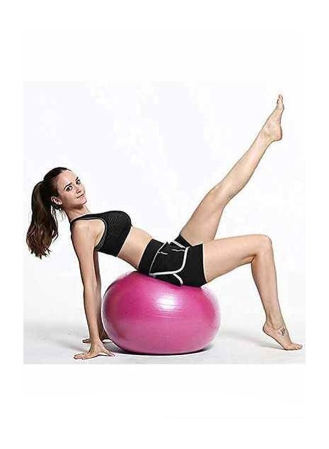 Yoga Ball Exercise Fitness Heavy Duty Anti-Burst Pink 85cm