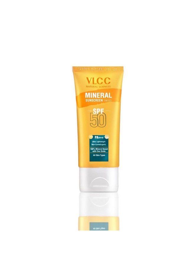 Mineral Sunscreen Tinted Spf 50 Pa+++ Ultra Lightweight Noncomedogenic 50 G