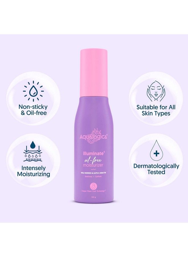 Illuminate+ Oil Free Moisturizer With Wild Berries And Alpha Arbutin 100G