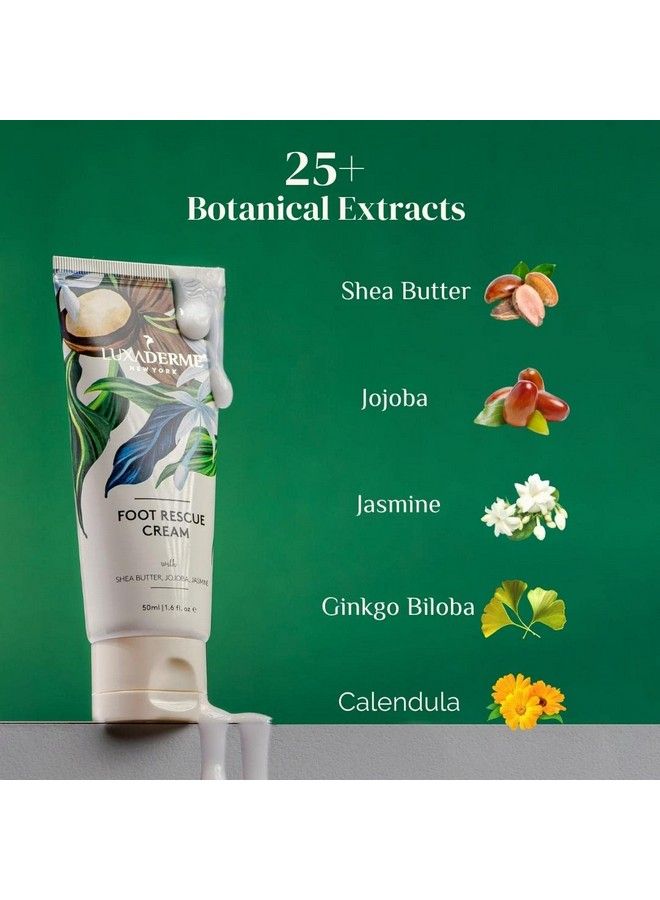 Moisturizing Foot Rescue Cream With Shea Butter Jojoba & Jasmine For Softening Restore Cracked & Chapped Dry Feet 50 Ml (Pack Of 1)