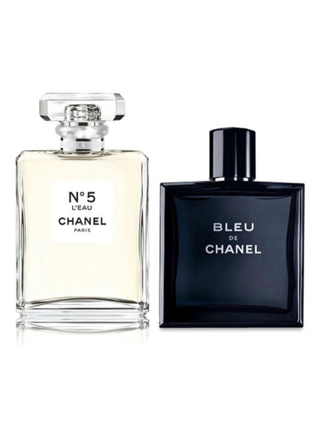 Bleu De Gigt Set Bleu De (50 ml), Chanel No 5 (50 ml)